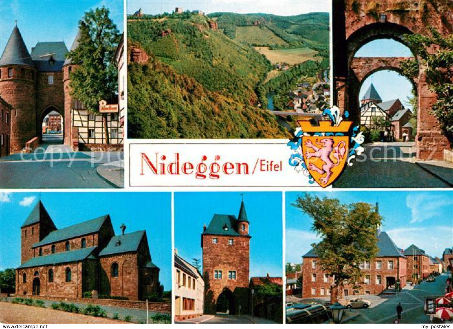 72942761 Nideggen Eifel Duerener Tor Rurtal Nyts-Tor Pfarrkirche Zuelpicher Tor  - Autres & Non Classés