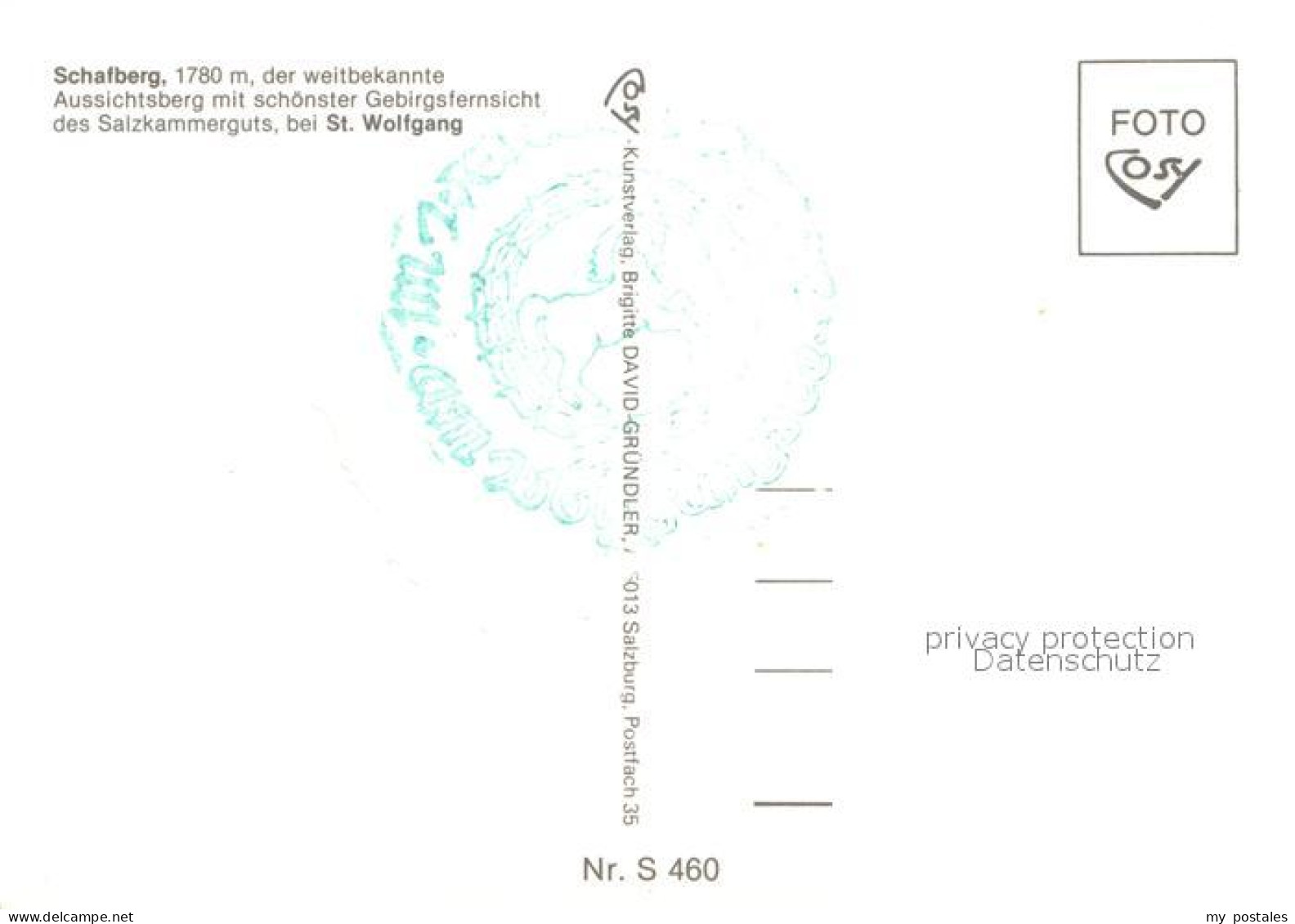 72942758 Schafberg Salzkammergut Zahnradbahn  Schafberg Salzkammergut - Other & Unclassified