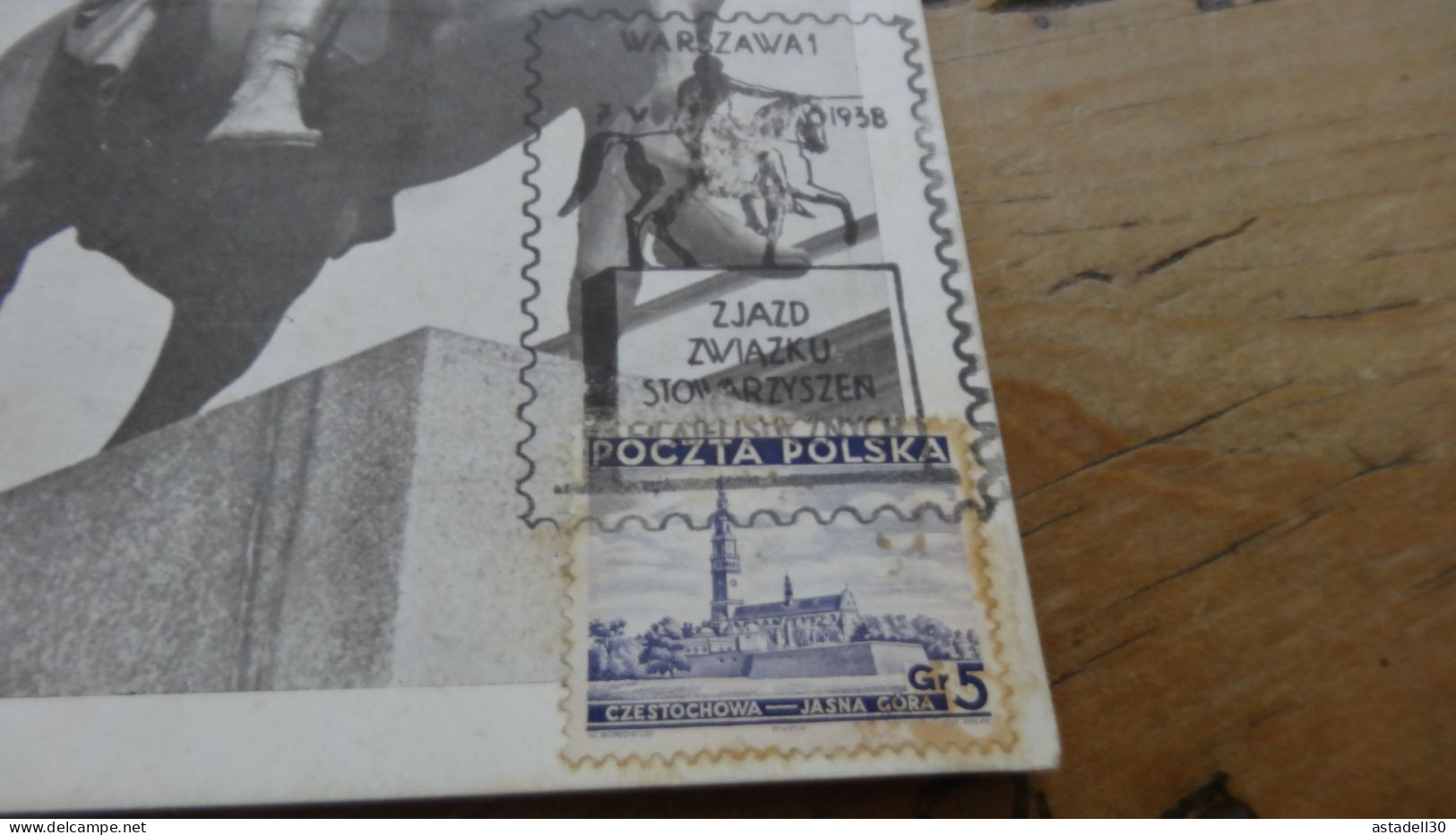 Carte POLSKA, Warszawa 1938 ............BOITE1.......... 404 - Cartas & Documentos
