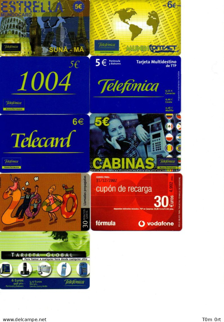 Tarjetas Prepago / Recarga  España Y Extranjero - Other & Unclassified