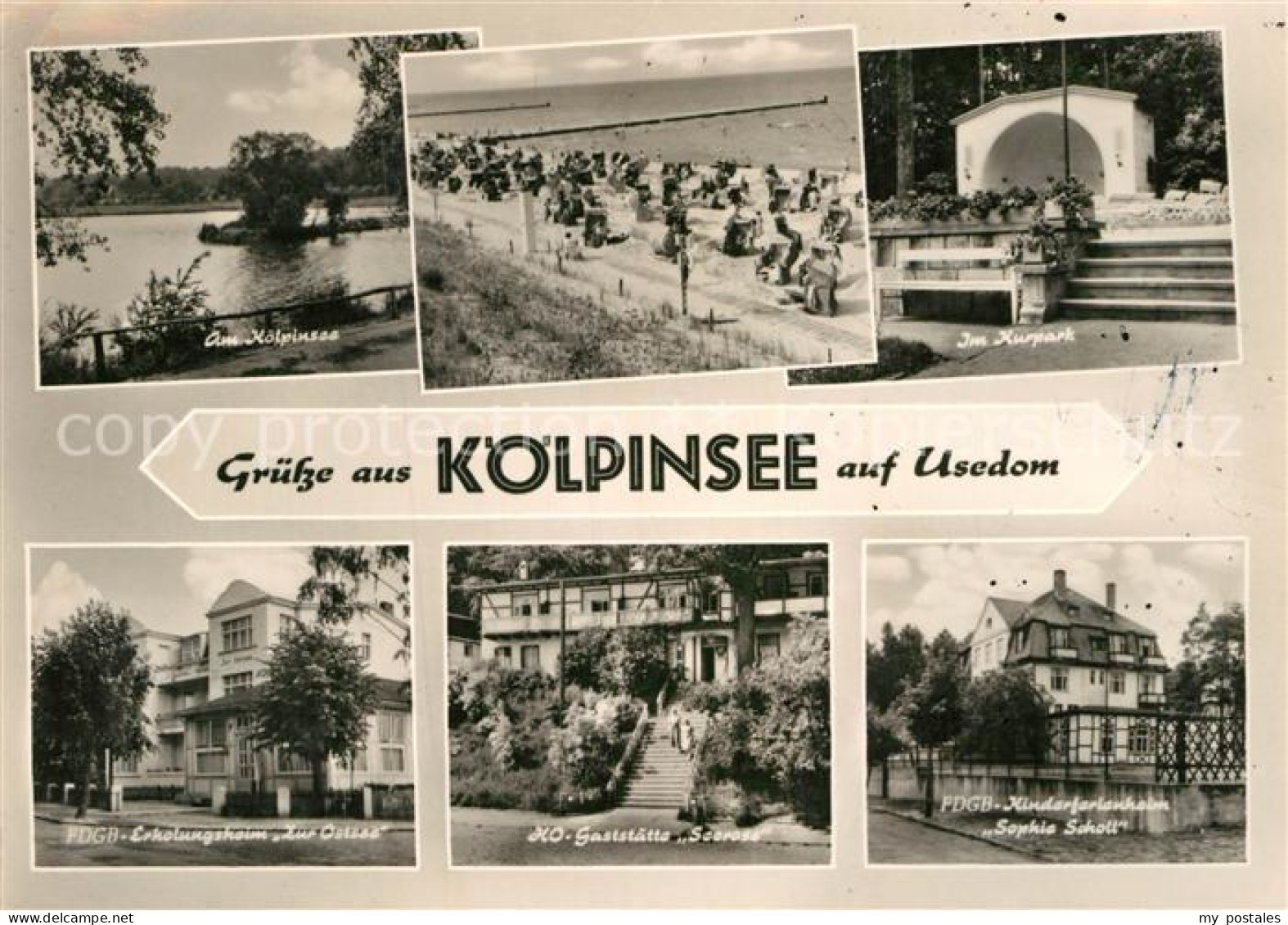 72942673 Koelpinsee Usedom Kurpark Erholungsheim Zur Ostsee Gaststaette Seerose  - Usedom