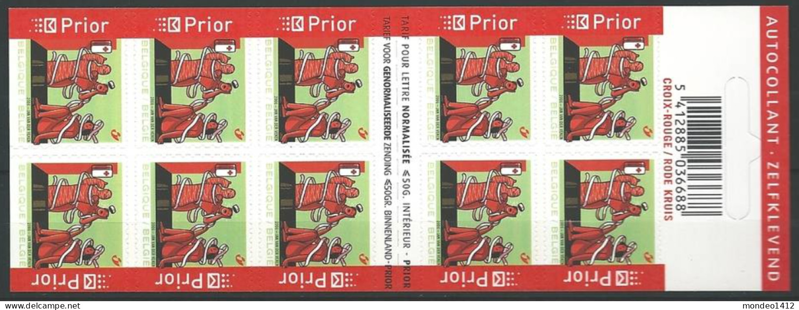 Boekje/carnet B63 - Rode Kruis - Croix-Rouge / ** MNH 2006 - 1997-… Validité Permanente [B]