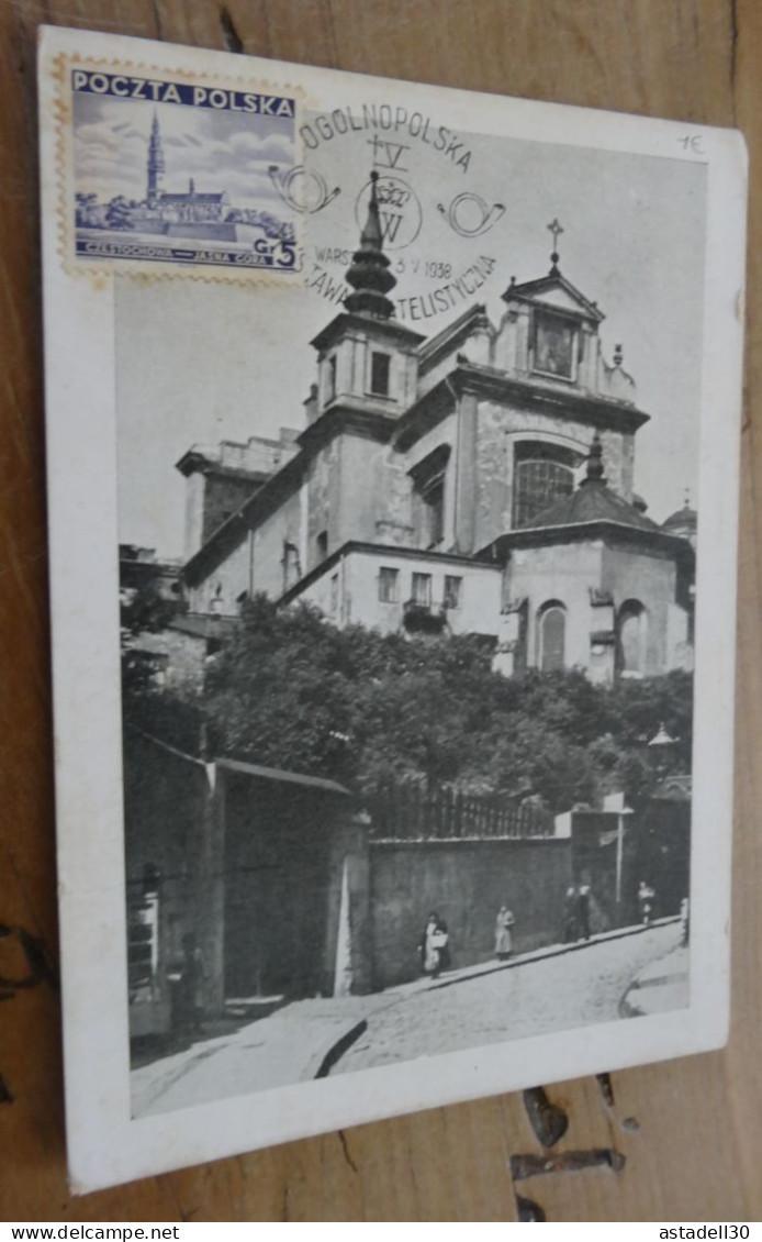 Carte POLSKA, Warszawa 1938 ............BOITE1.......... 405 - Storia Postale