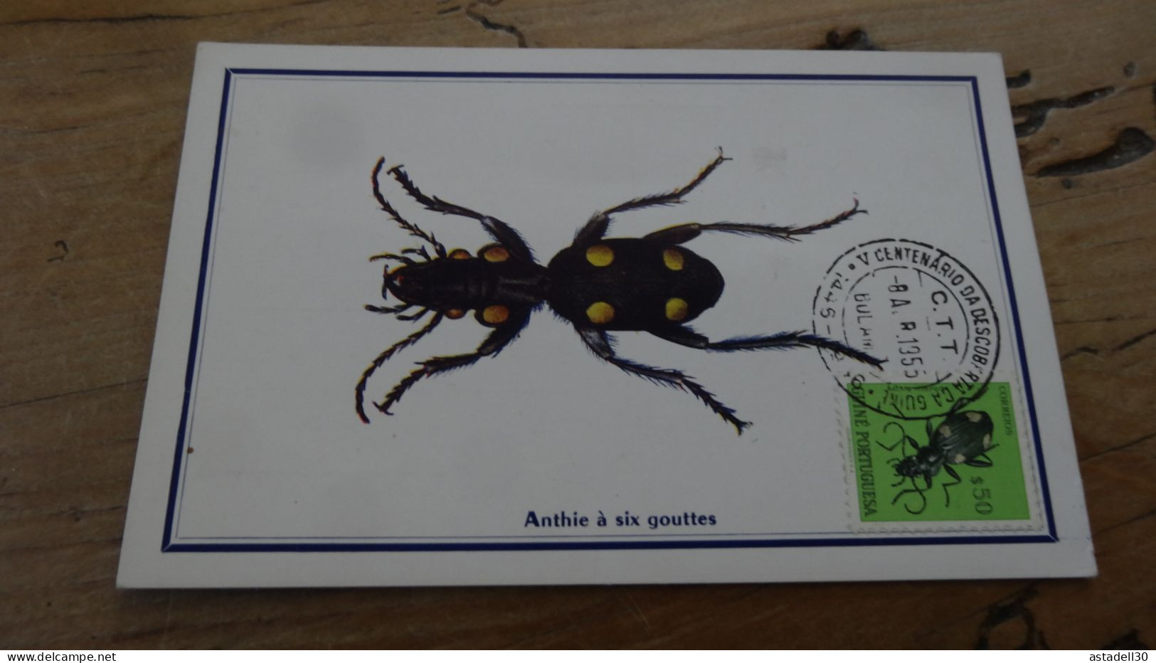 Carte PORTUGAL 1955, FDC, Insectes ............BOITE1.......... 406 - Covers & Documents