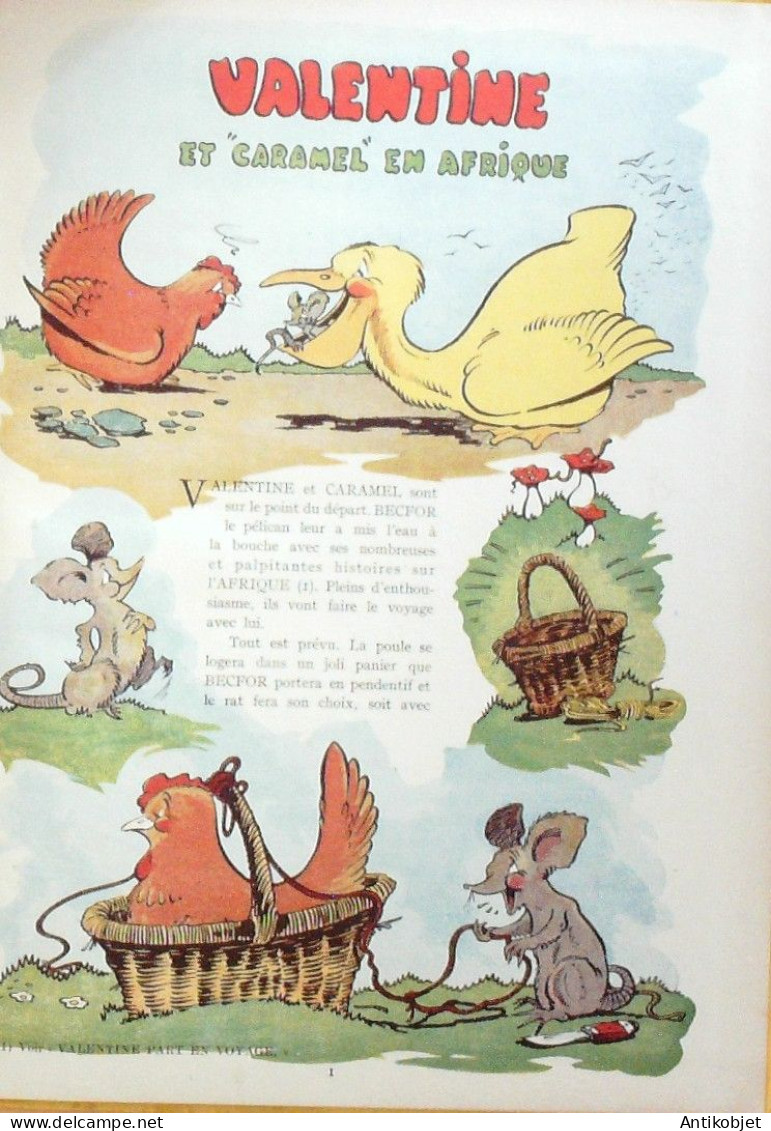 Valentine Et Caramel En Afrique Illustré Par Maurice Parent édition Tallandier Eo 1952 - Sonstige & Ohne Zuordnung