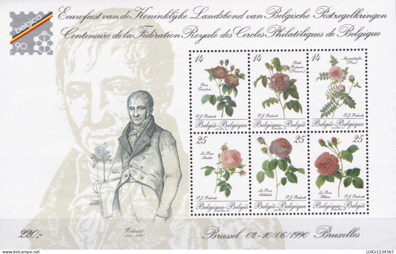 UNIFICATO 2370/2375 BELGICA FOGLIETTO NUOVO MNH ** - Unused Stamps