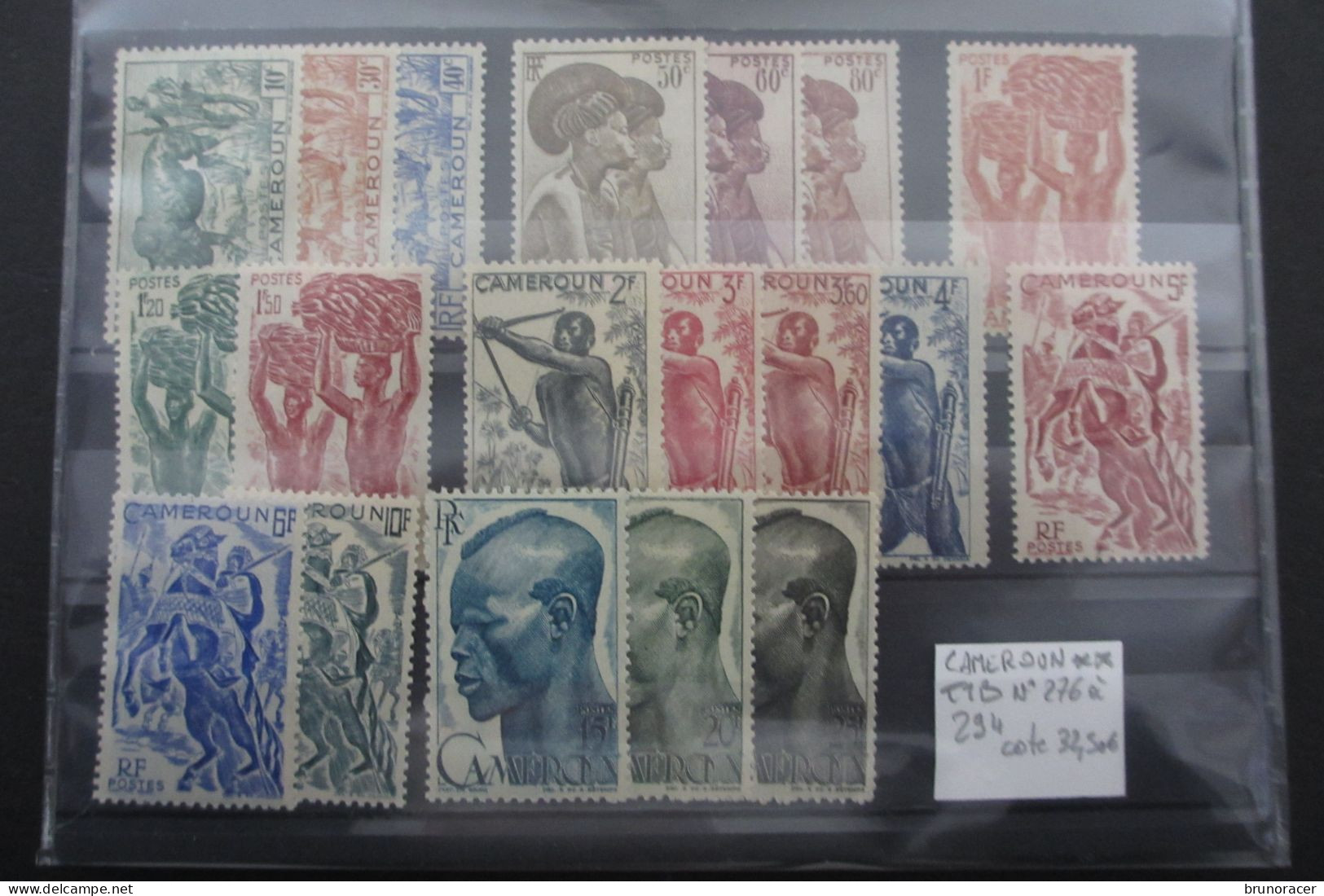 CAMEROUN N°276 à 294 NEUF** TB COTE 32,50 EUROS  VOIR SCANS - Unused Stamps