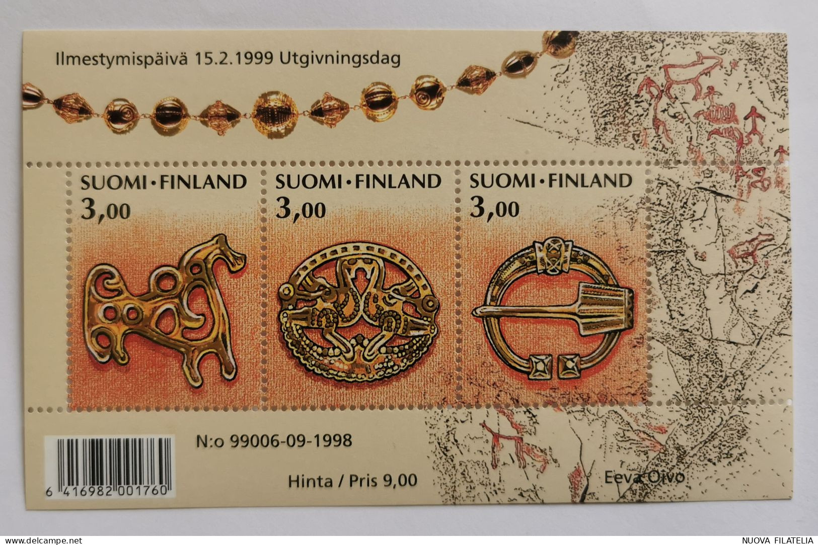 FINALNDIA 1999  ANTICHI MONILI - Unused Stamps