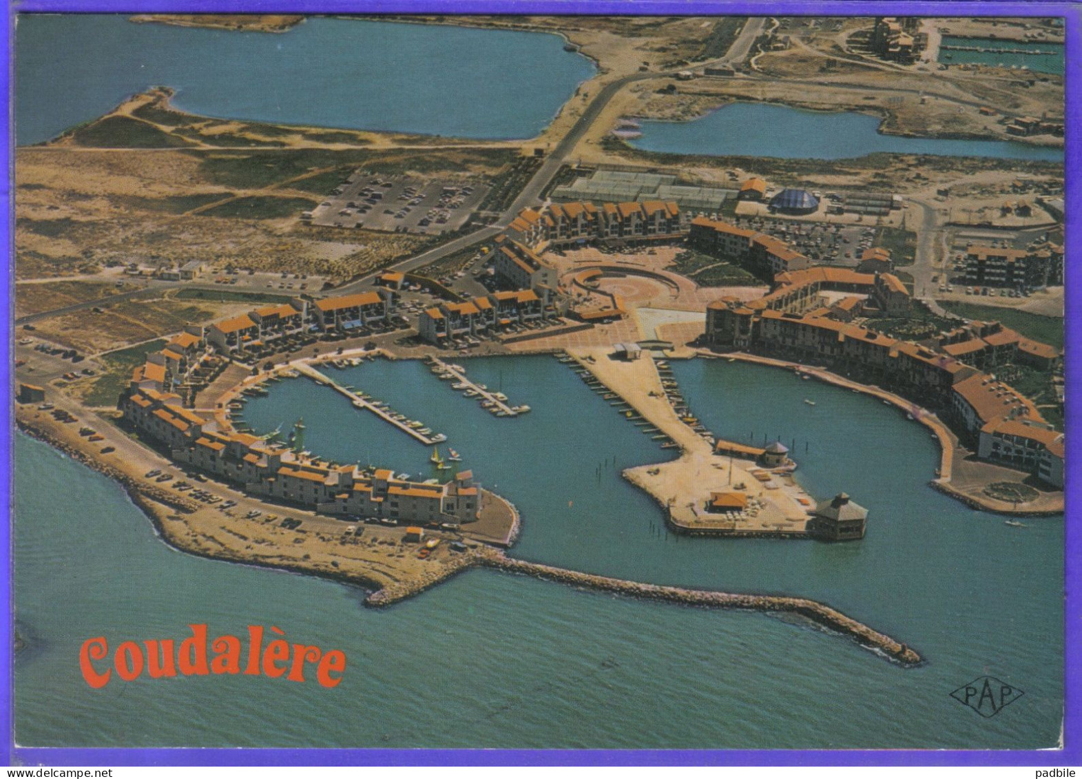 Carte Postale 66. Coudalère  Vue Aérienne Port Barcarès  Très Beau Plan - Andere & Zonder Classificatie