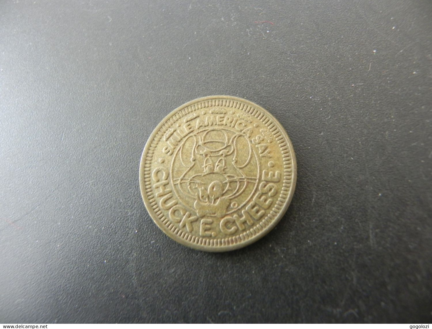 Jeton Token - USA - Pizzatime Theatre Chuck E. Cheese's 25 Cents 1988 - Atari - Autres & Non Classés