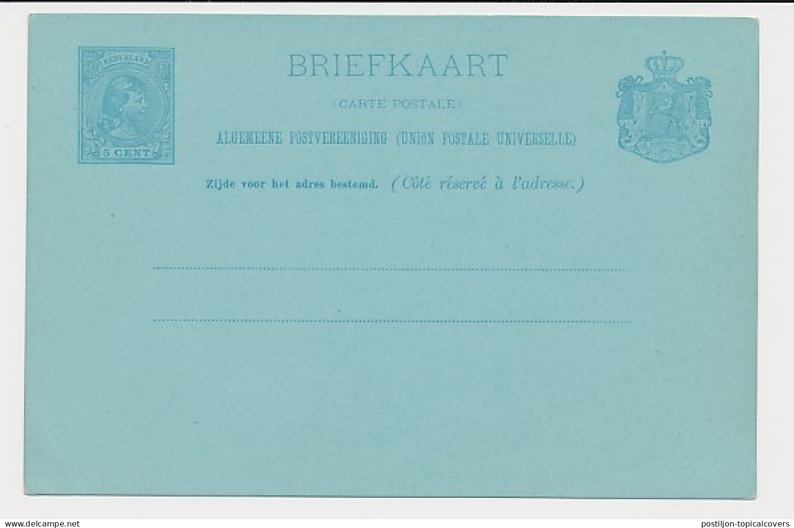 Briefkaart G. 29 - Ganzsachen