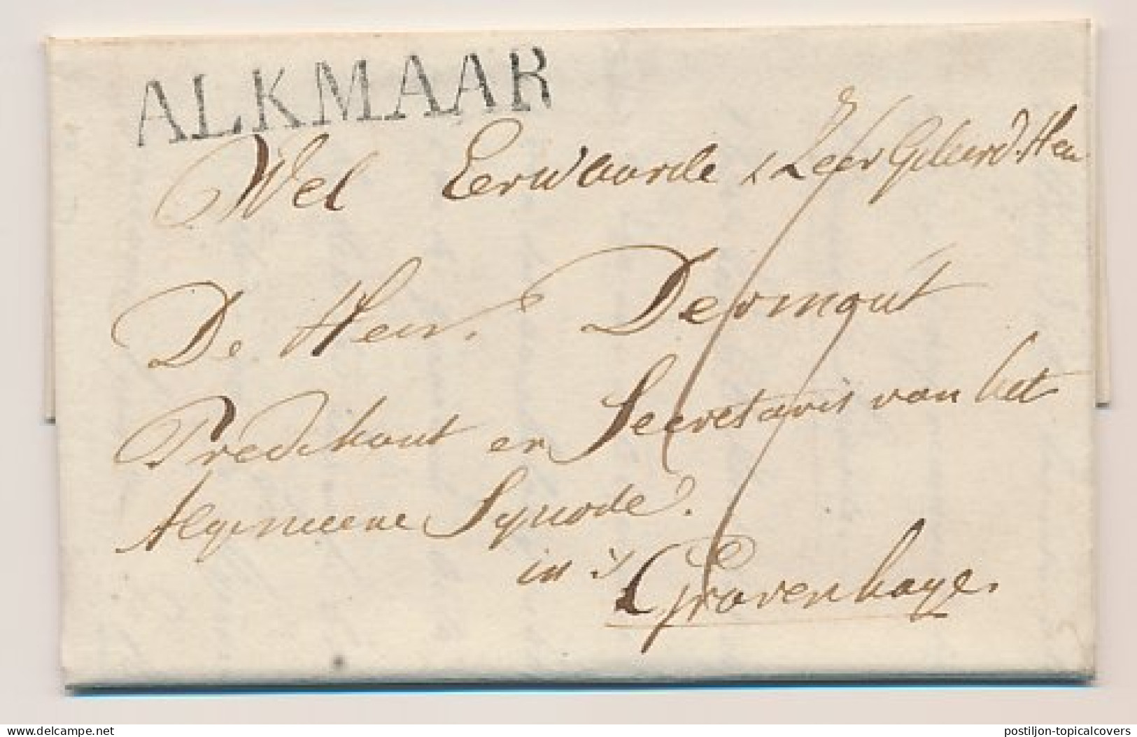 Alkmaar - Den Haag 1823 - ...-1852 Prephilately