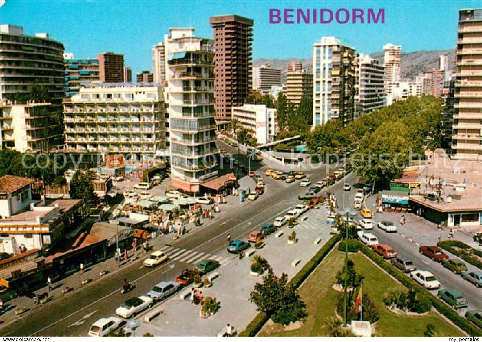 72941676 Benidorm Vista Desde Plaza Triangular  - Other & Unclassified