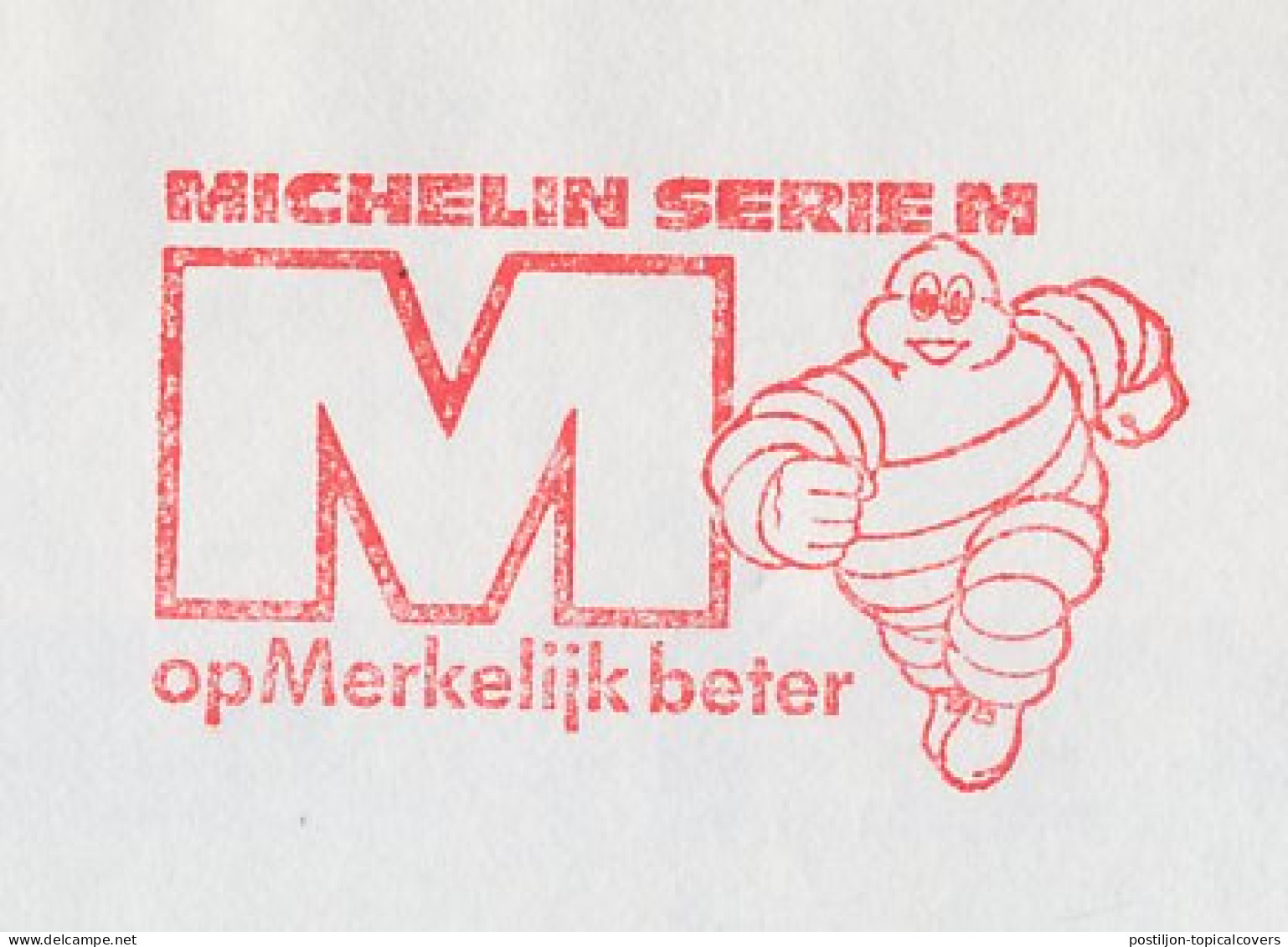 Meter Cover Netherlands 1986 Tire - Michelin ZX  - Ohne Zuordnung