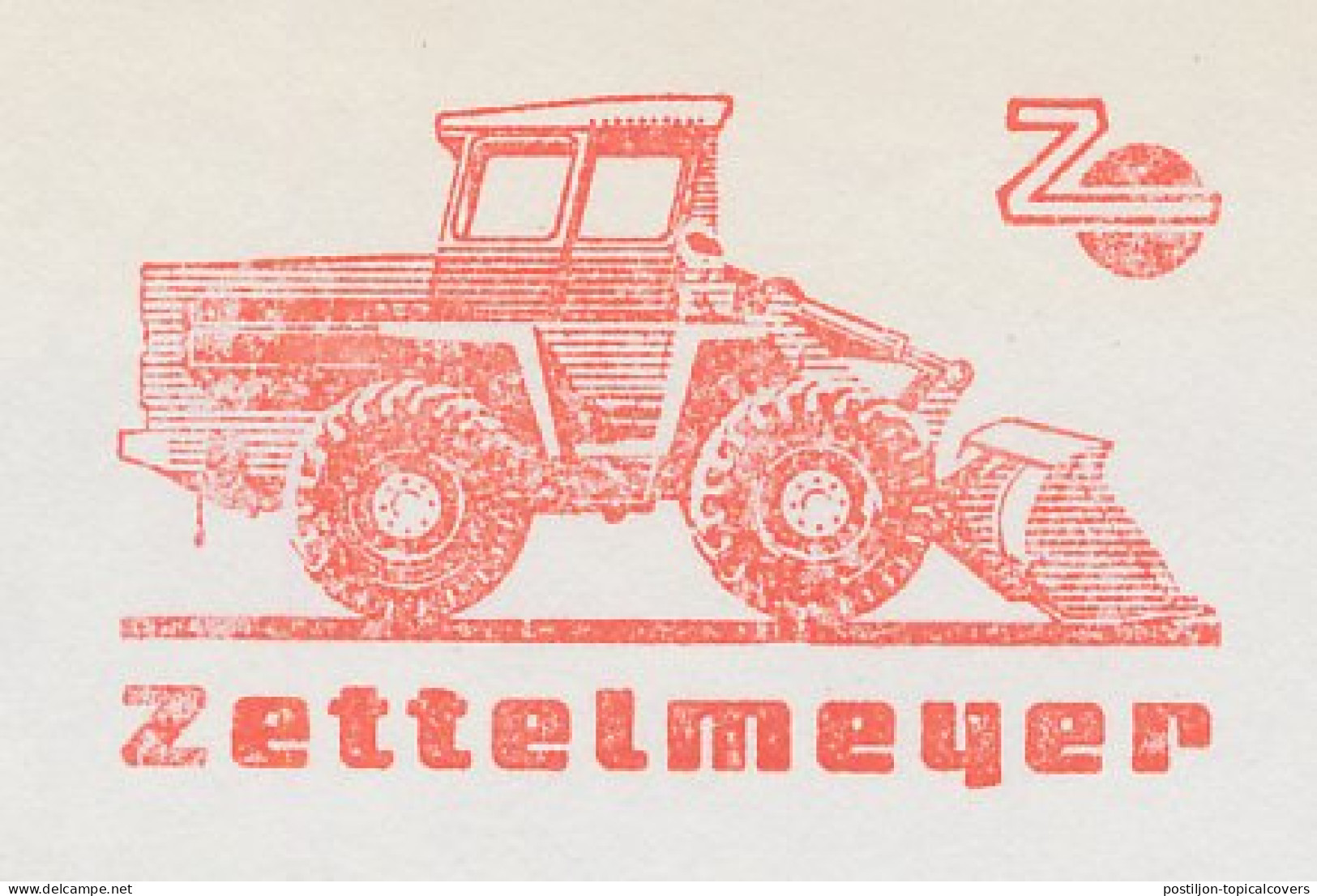 Meter Cut Germany 1966 Loader - Shovel - Otros & Sin Clasificación