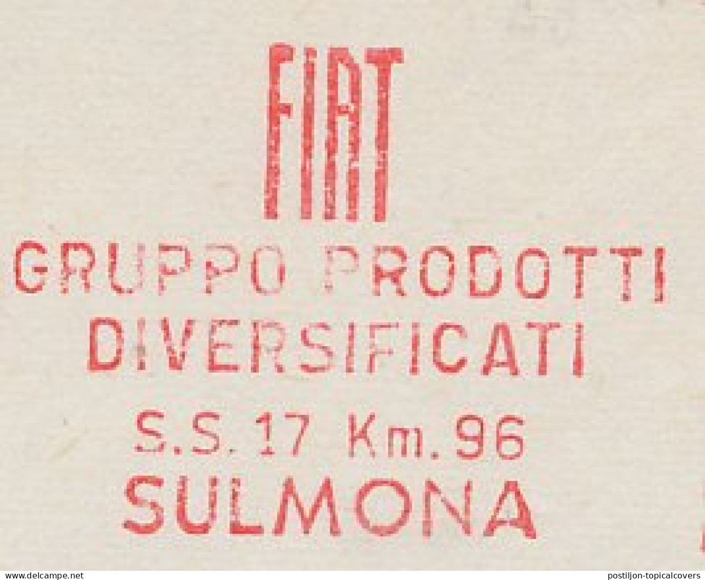 Meter Cut Italy 1983 Car - Fiat - Voitures