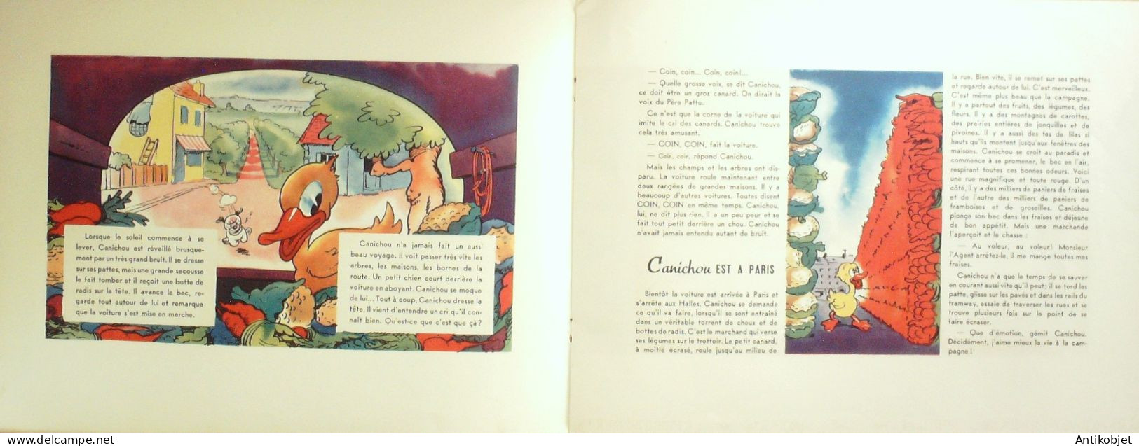 Miaou La Chatte Canichou Veut Voir La Mer Illustré Par Mauirice Parent Eo 1943 - Andere & Zonder Classificatie