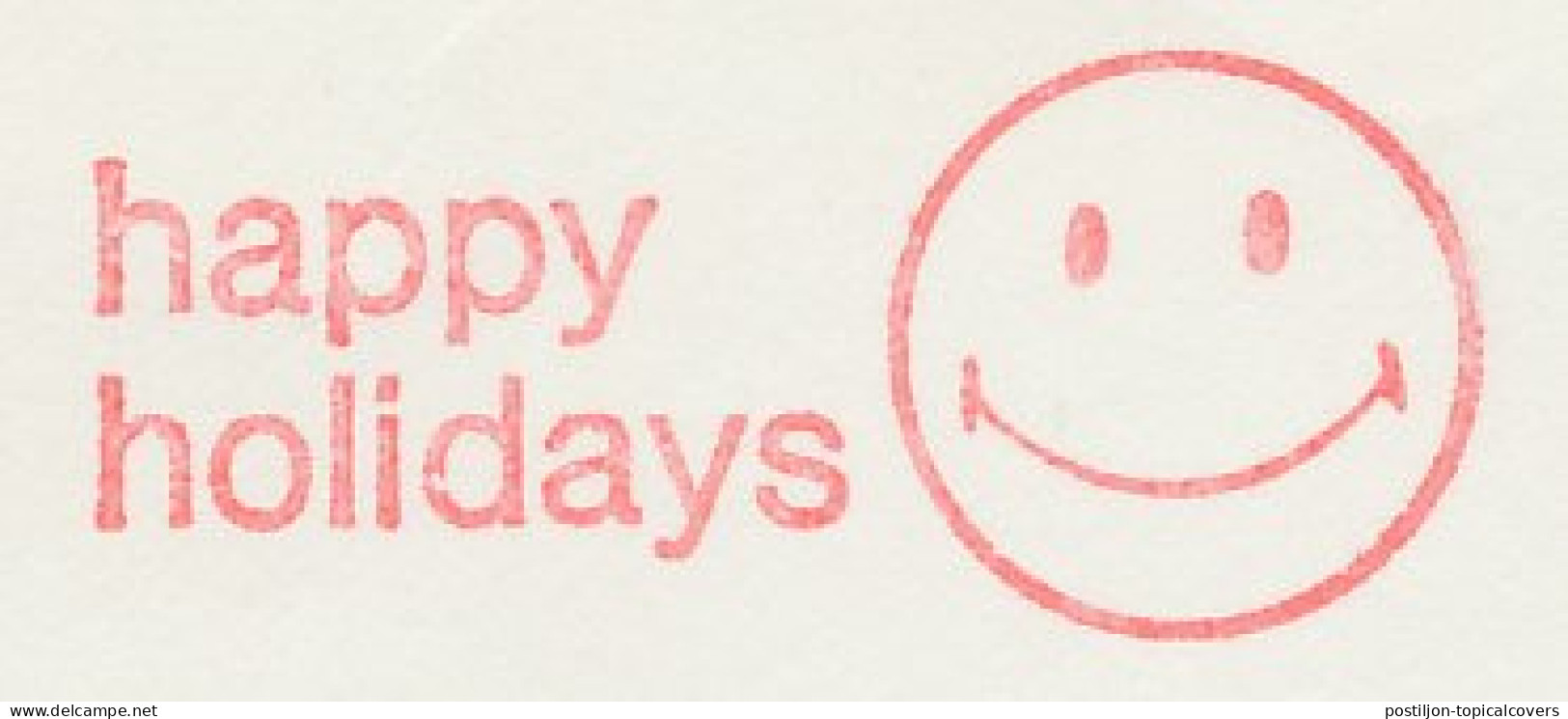 Meter Cut USA 1976 Happy Hollidays - Smiley - Autres & Non Classés