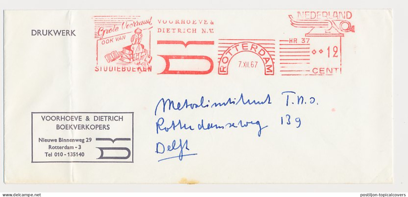 Meter Cover Netherlands 1967 Books - Study Books - Reading  - Ohne Zuordnung