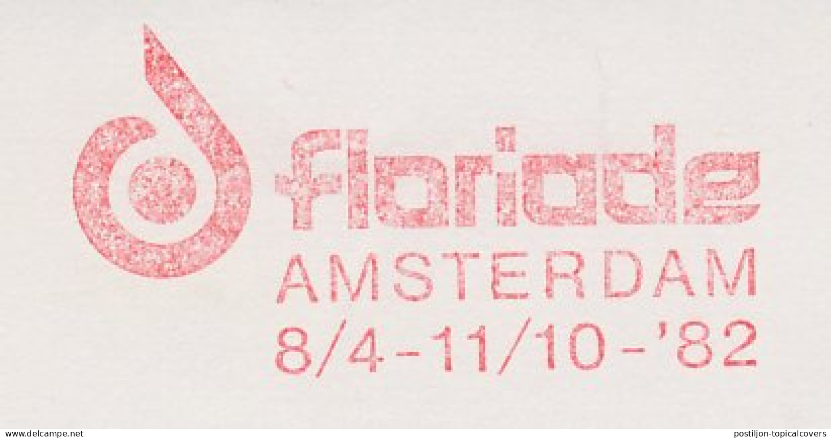 Meter Cut Netherlands 1982 Floriade - International Flower Exhibition Amsterdam - Autres & Non Classés