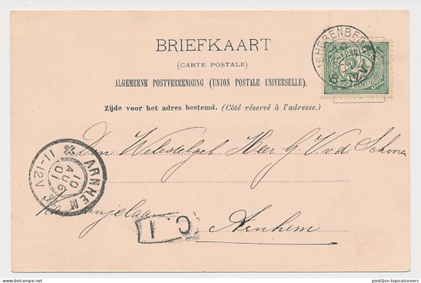Kleinrondstempel S Herenberg 1901 - Non Classificati