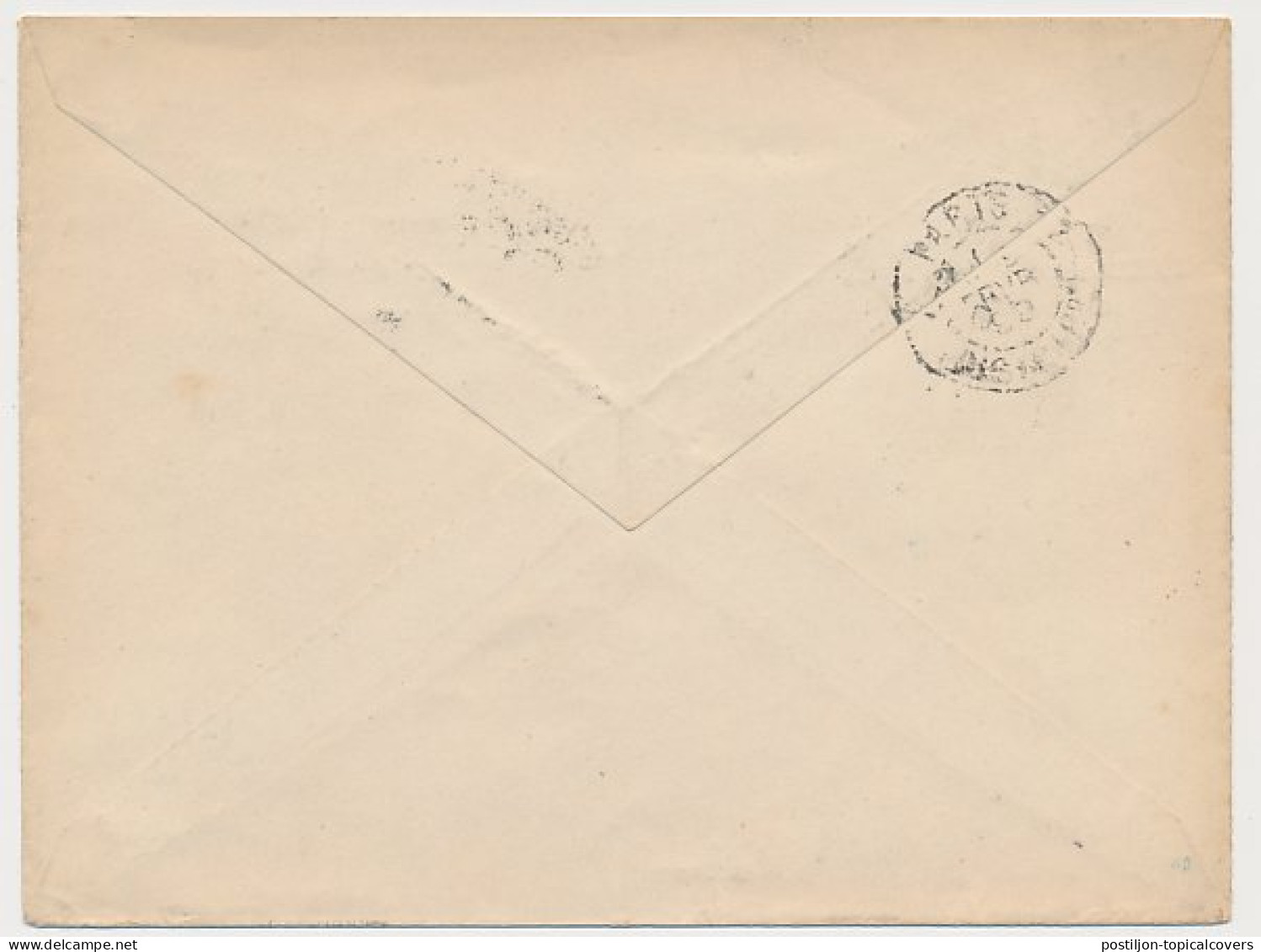 Envelop G. 7 S Hertogenbosch - Frankrijk 1899 - Interi Postali