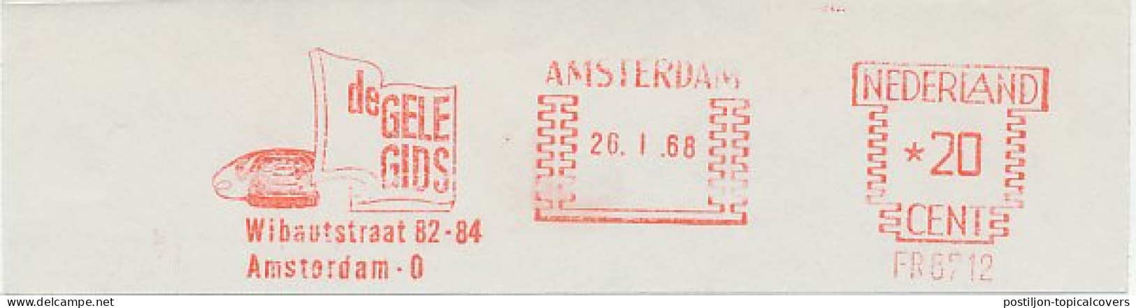 Meter Cut Netherlands 1968 Yello Pages - Unclassified