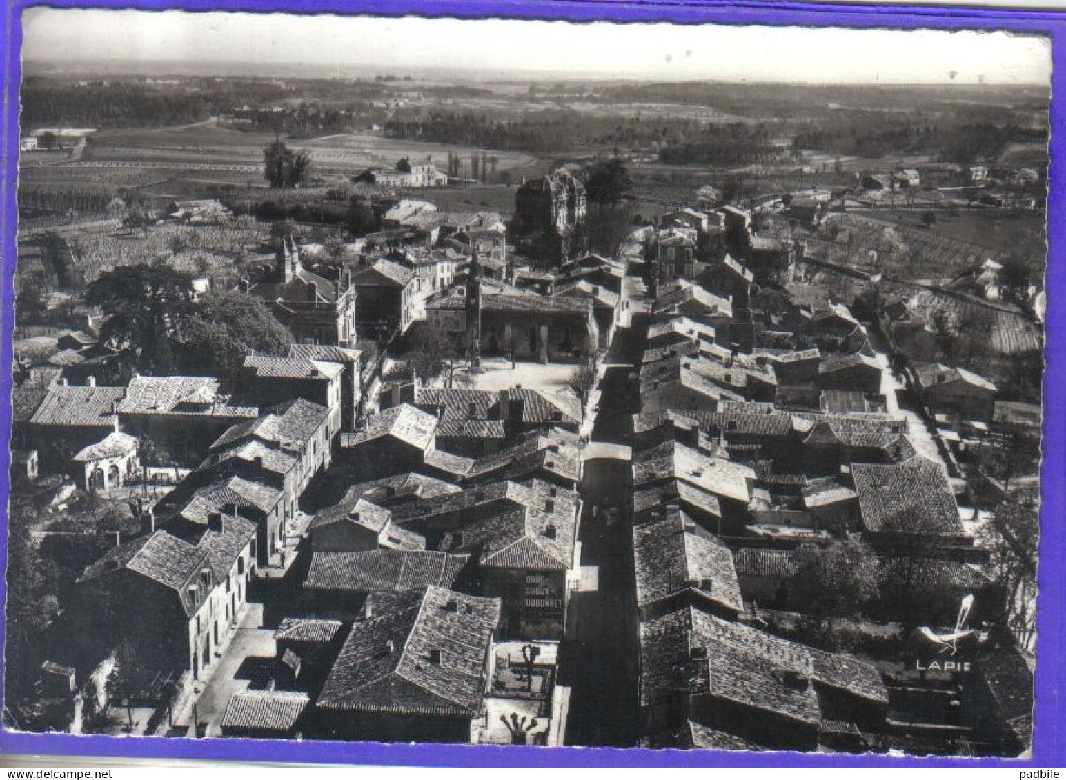 Carte Postale 24. Villefranche De Lonchat  Vue Aérienne  Très Beau Plan - Andere & Zonder Classificatie