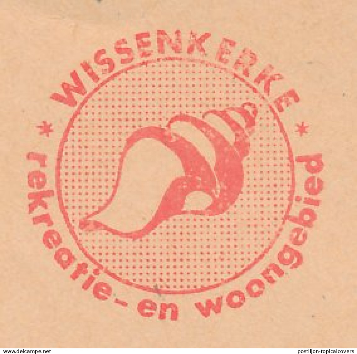 Meter Cover Netherlands 1974 Shell - Wissenkerke - Meereswelt