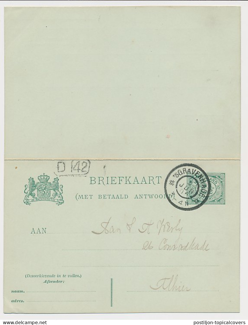 Briefkaart G. 64 Locaal Te S Gravenhage 1905 - Ganzsachen