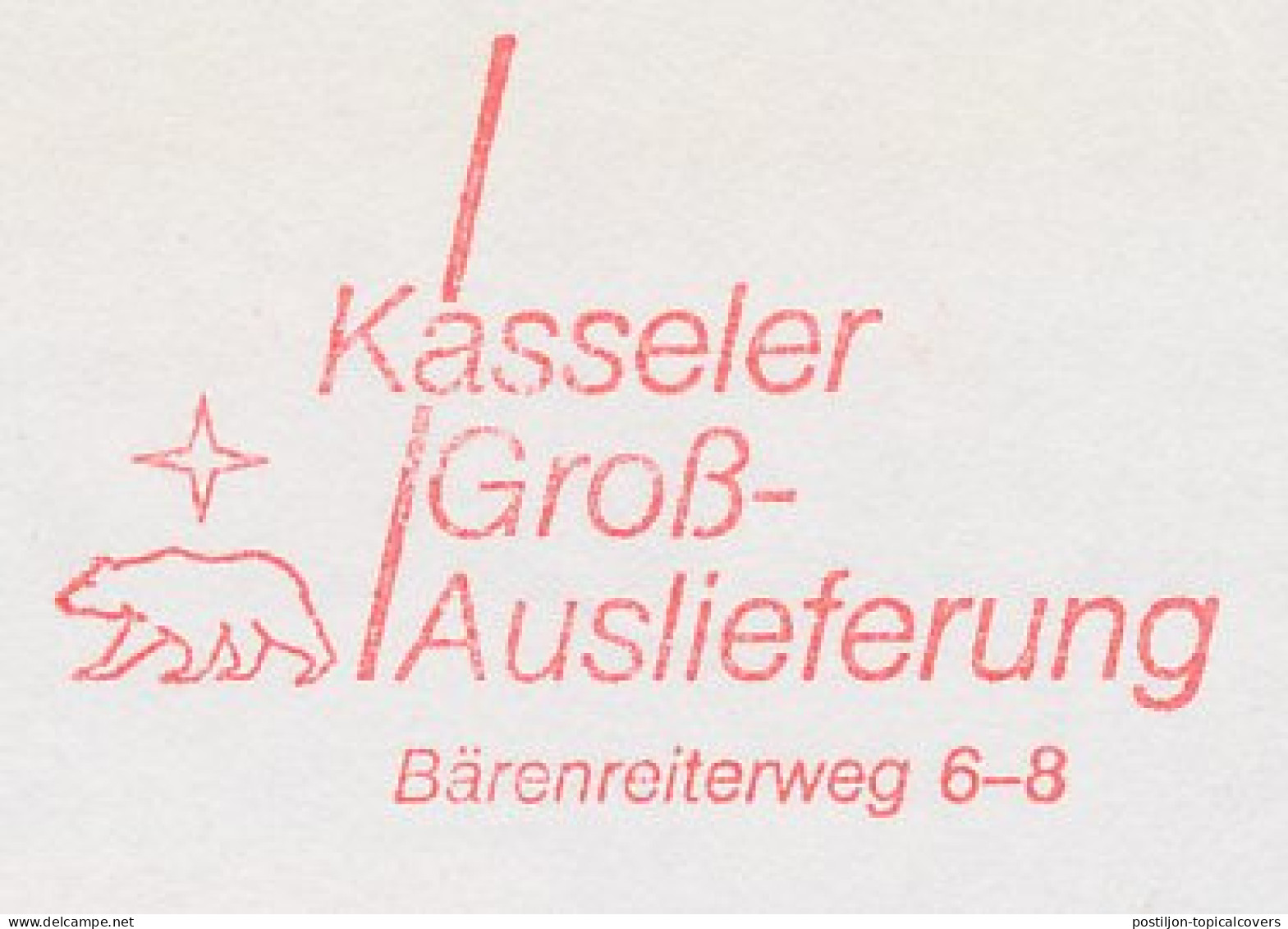 Meter Cut Germany 1987 Bear - Andere & Zonder Classificatie
