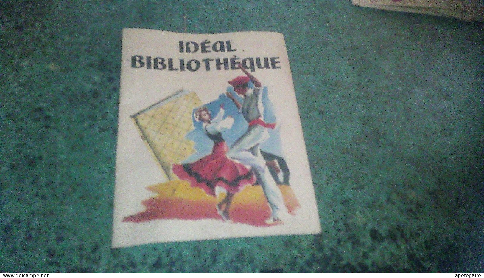 vieux papier publicité catalogue livre jeunesse Ideal Bibliothèque 1954