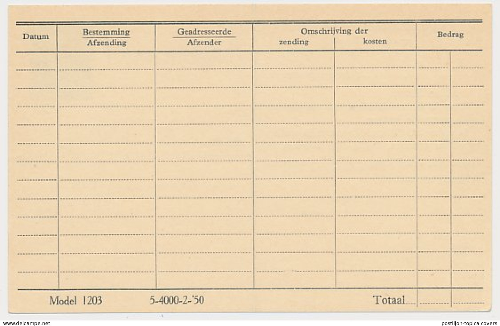 Spoorwegbriefkaart G. NS302 J - Postwaardestukken