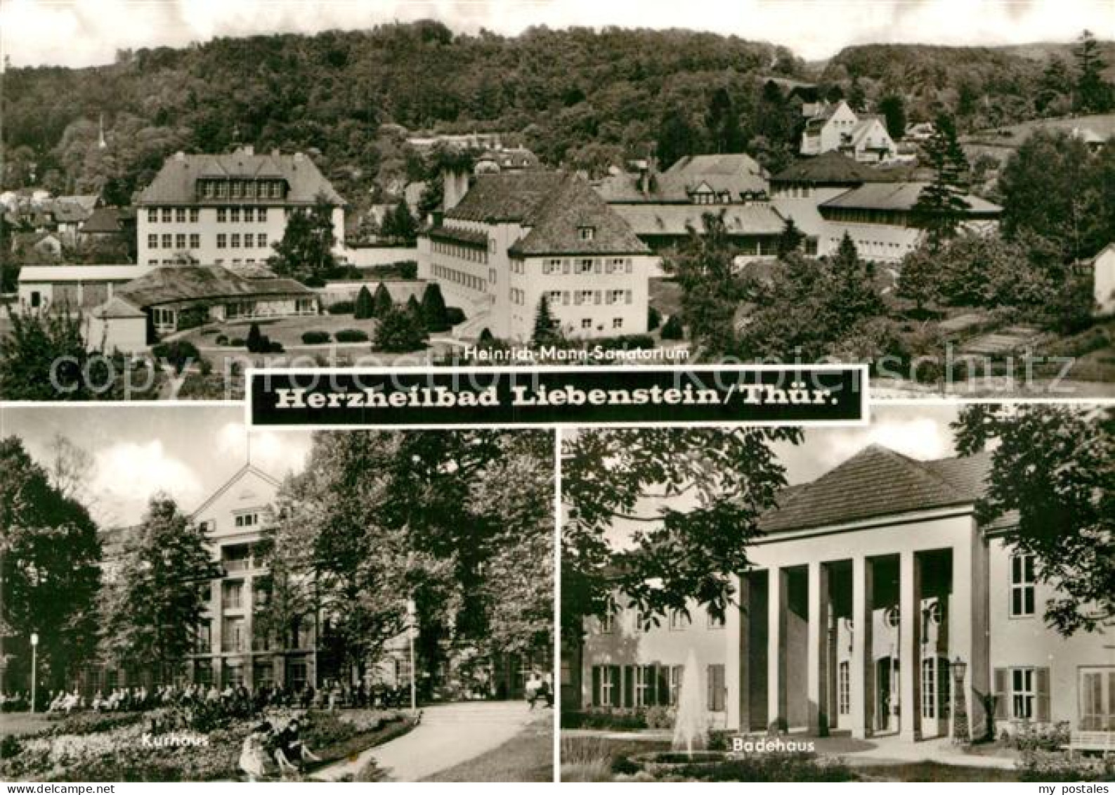 72941200 Bad Liebenstein Heinrich-Mann-Sanatorium Badehaus Kurhaus  Bad Liebenst - Bad Liebenstein