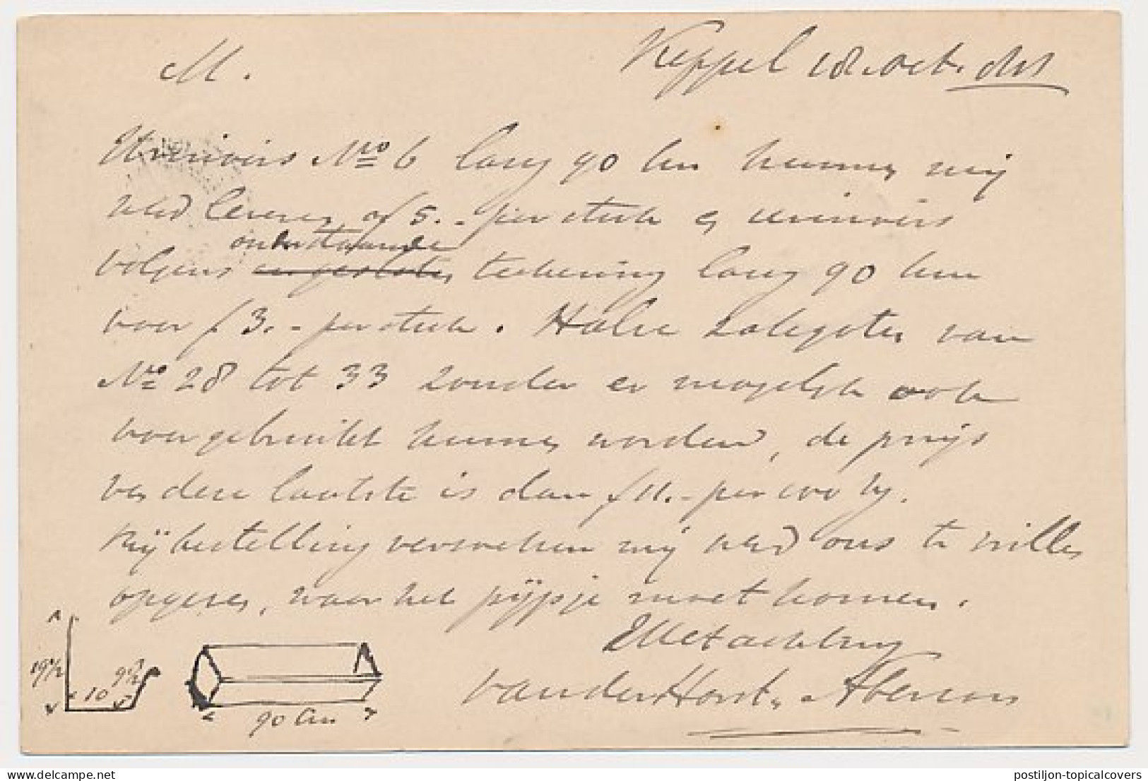 Kleinrondstempel Keppel 1888 - Unclassified