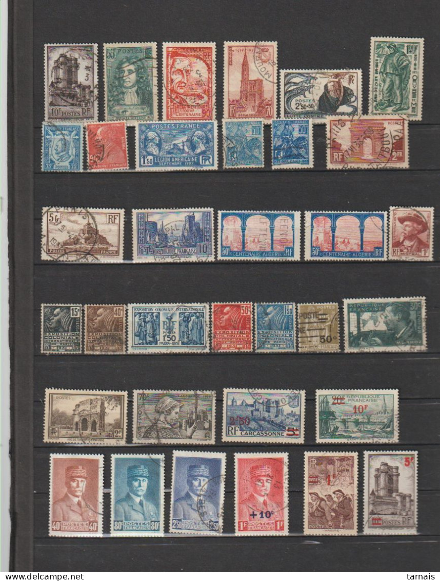 Lot De 34 Timbres  Oblitérés (lot 240) - Colecciones Completas