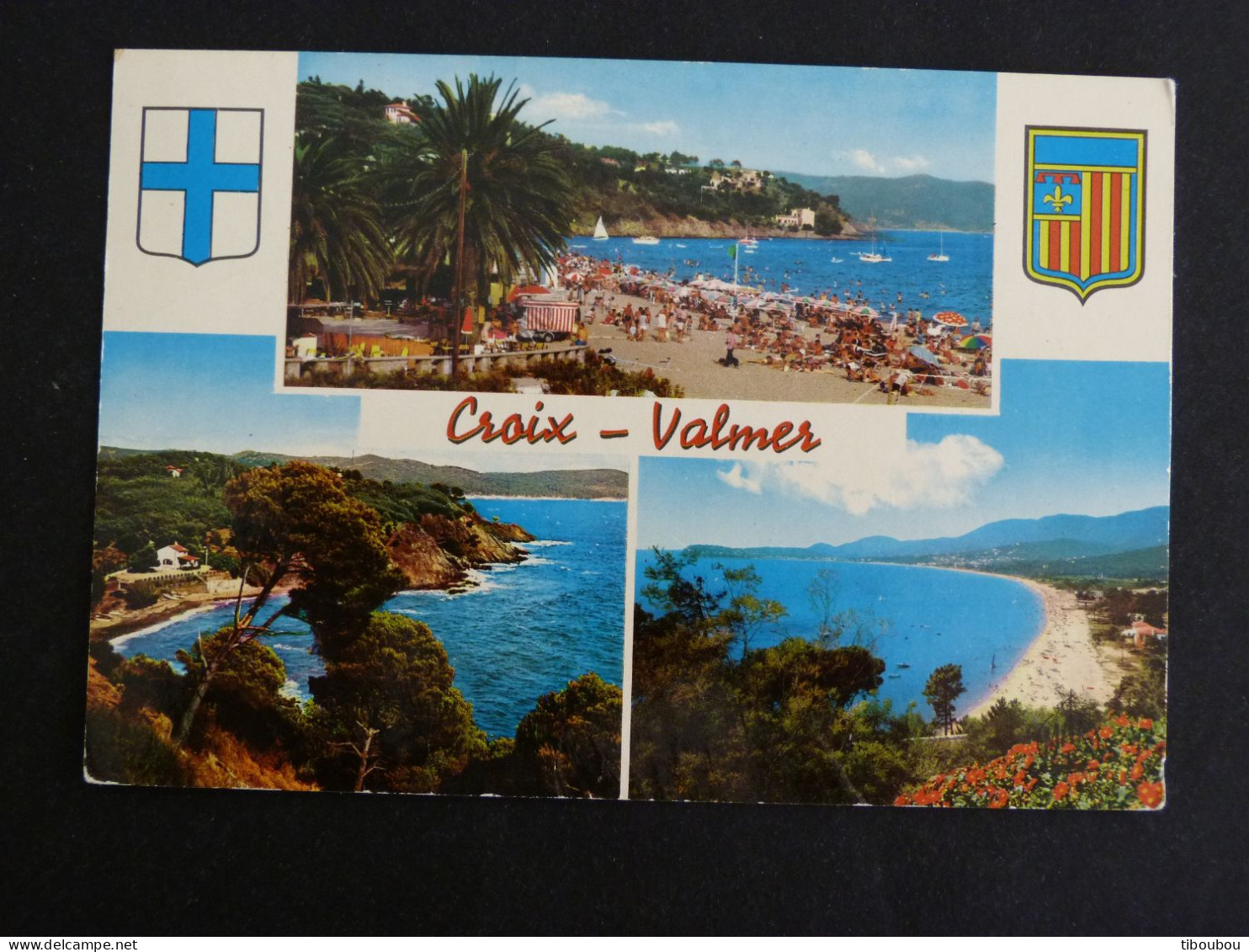 LA CROIX VALMER - VAR - FLAMME MUETTE SUR MARIANNE BEQUET - PLAGE DE VERGERON / AU FOND CAVALAIRE - Mechanical Postmarks (Advertisement)