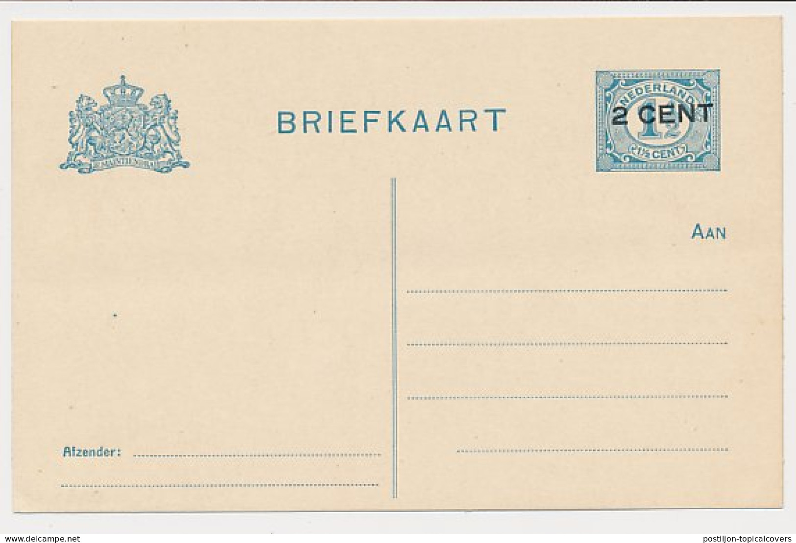 Briefkaart G. 94 A I - Postal Stationery