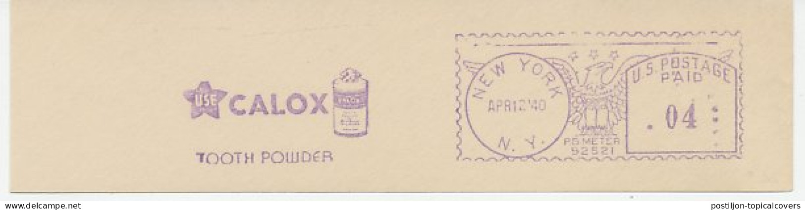 Meter Cut USA 1940 Tooth Powder - Calox - Médecine