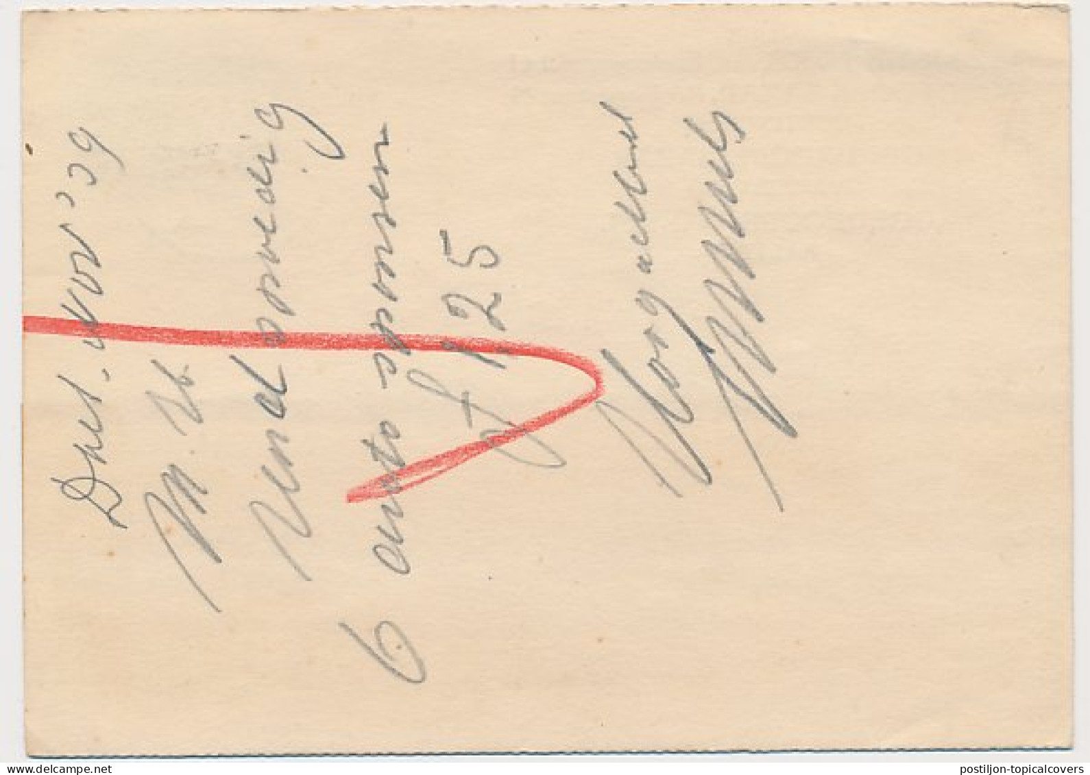 Firma Briefkaart Doetinchem 1939 - Bazar De Luxe - Non Classificati