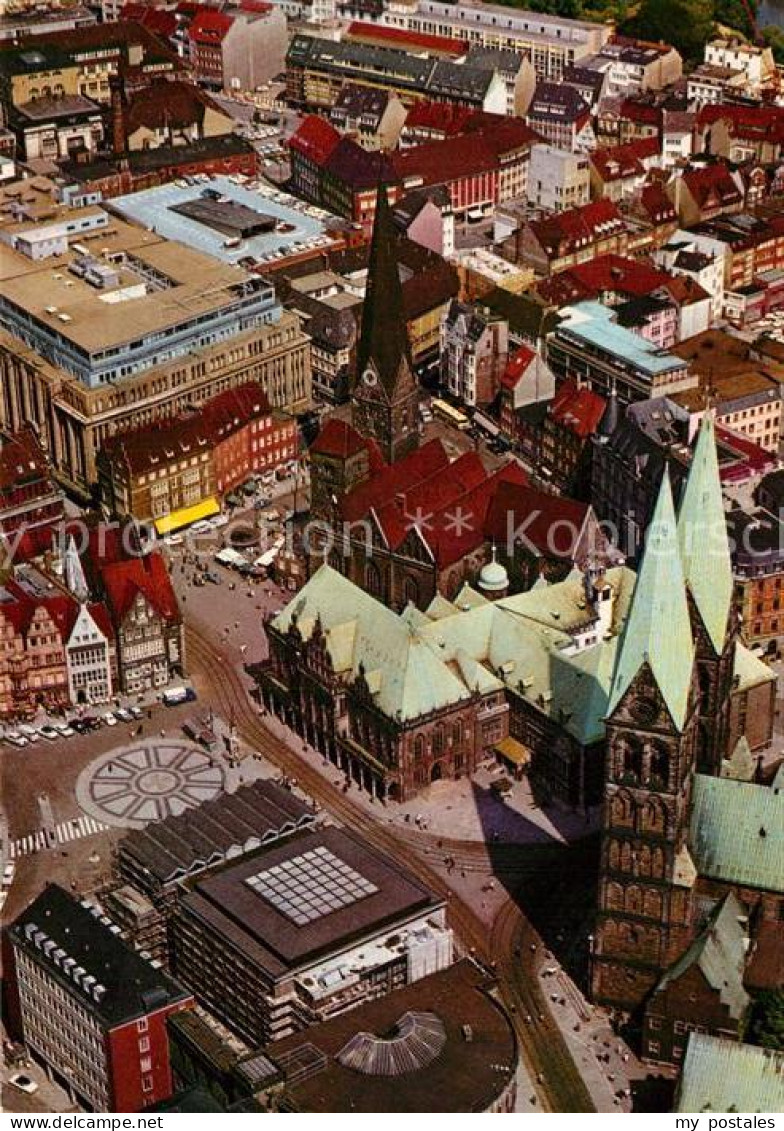 72940774 Bremen Fliegeraufnahme Marktplatz Kirche Arbergen - Bremen