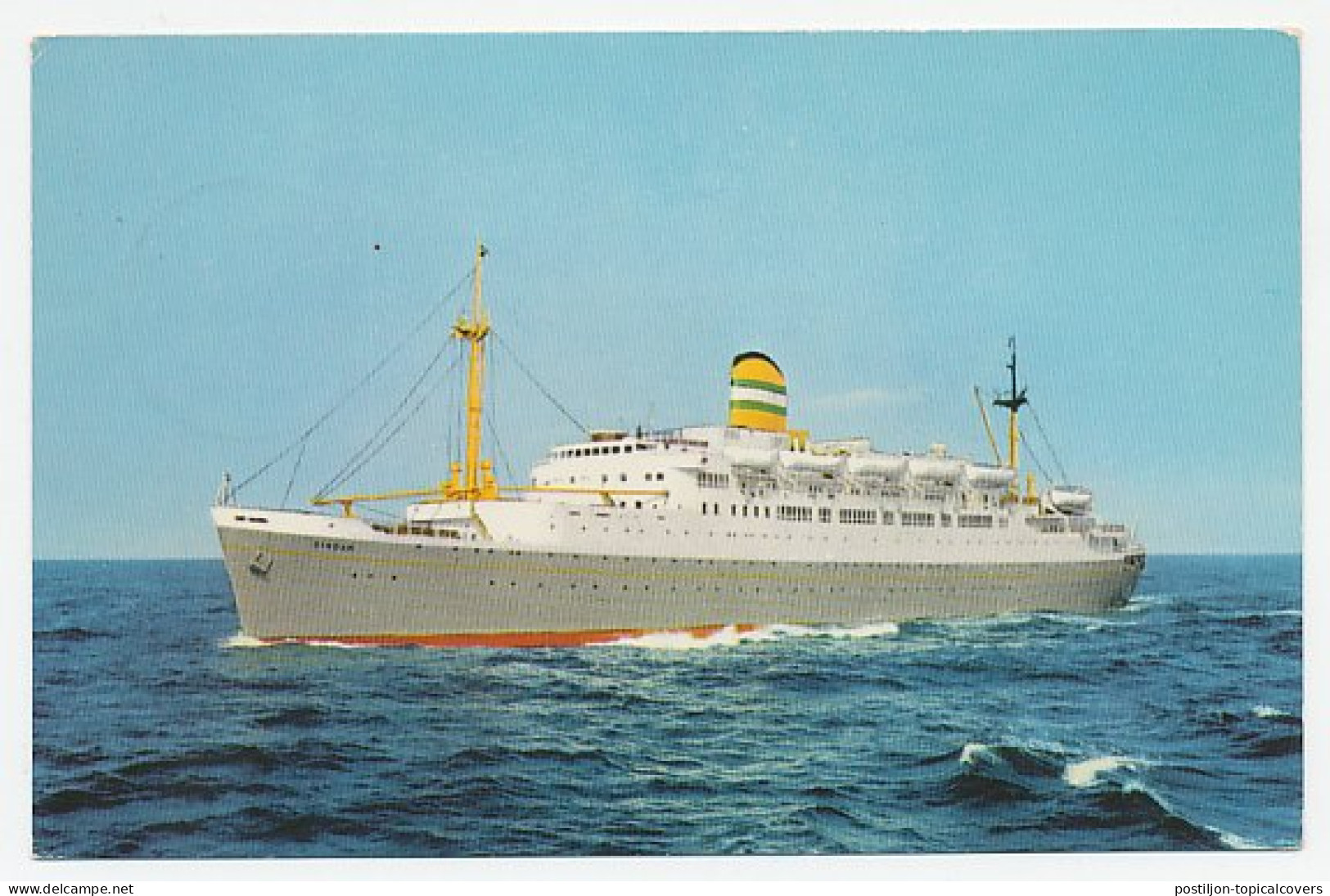 Postagent SS Rijndam / Waterman (1) 1968 : Naar Delft - Ohne Zuordnung