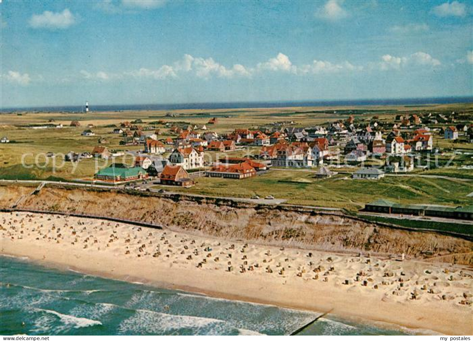 72940770 Wenningstedt Sylt Fliegeraufnahme Strand Braderup - Other & Unclassified