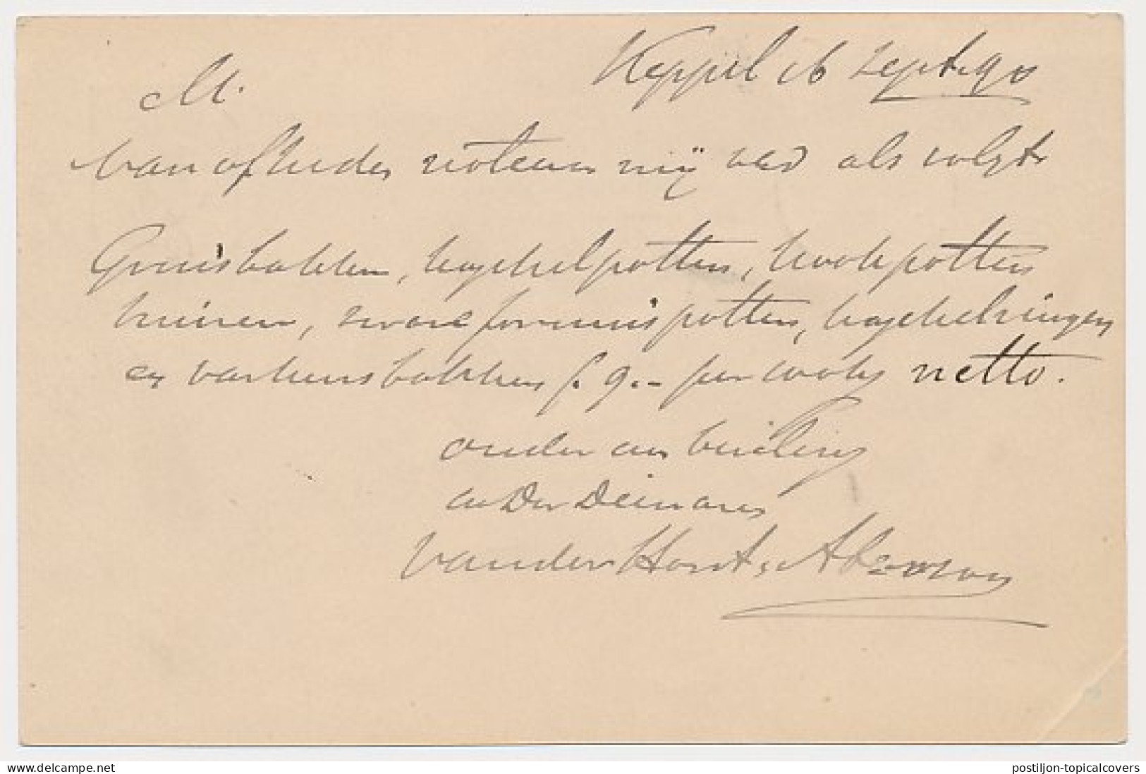 Kleinrondstempel Keppel 1890 - Non Classificati