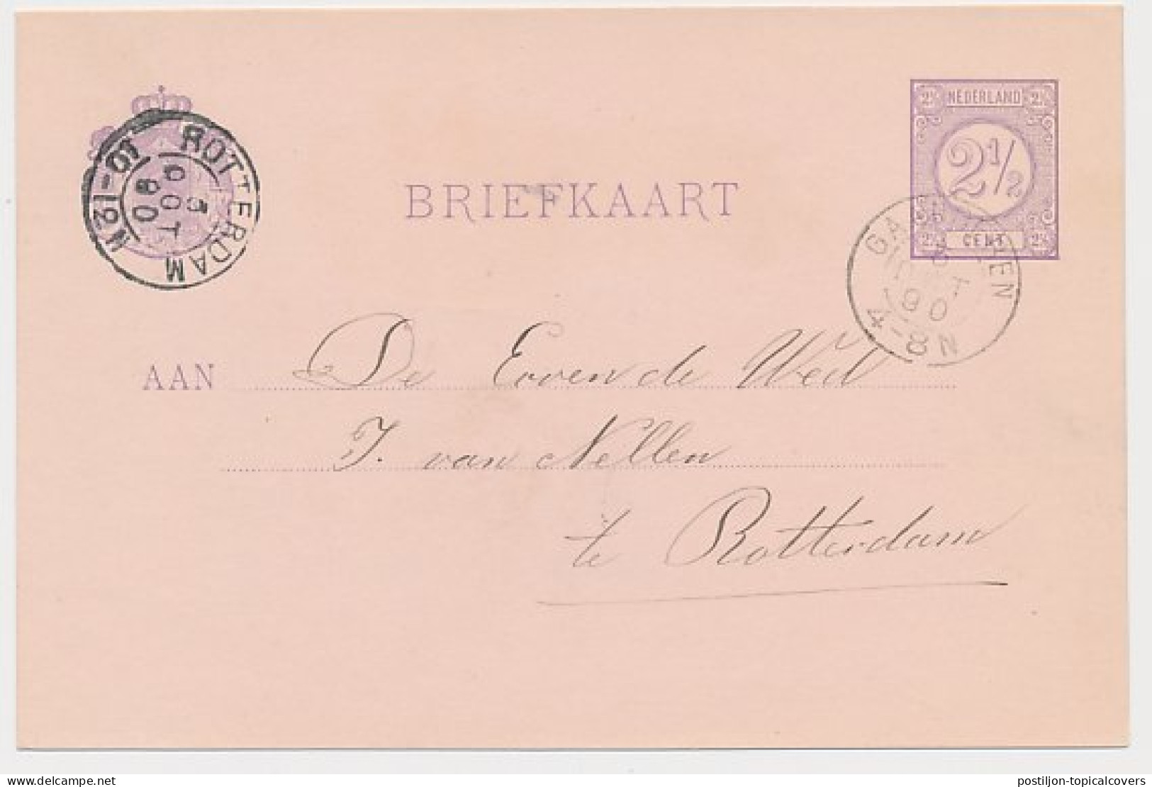 Kleinrondstempel Gaanderen 1890 - Non Classés