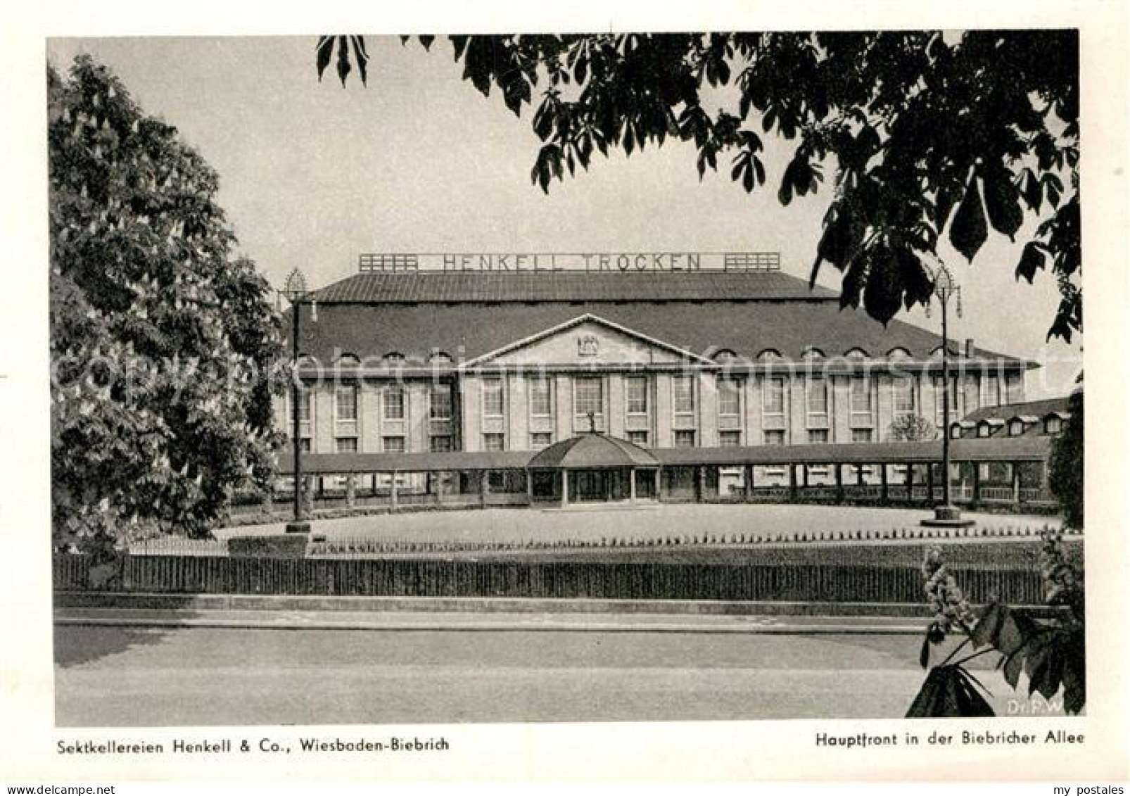 72940669 Biebrich Wiesbaden Sektkellereien Henkell & Co Hauptfront Biebricher Al - Wiesbaden