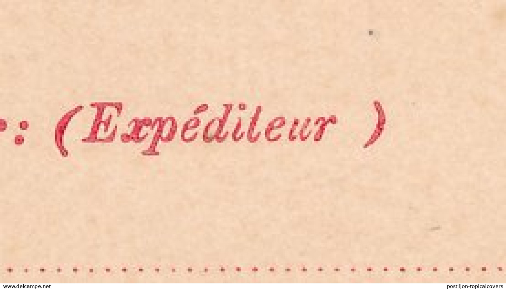Briefkaart G. 85 II - Dubbele Punt Ontbreekt - Interi Postali