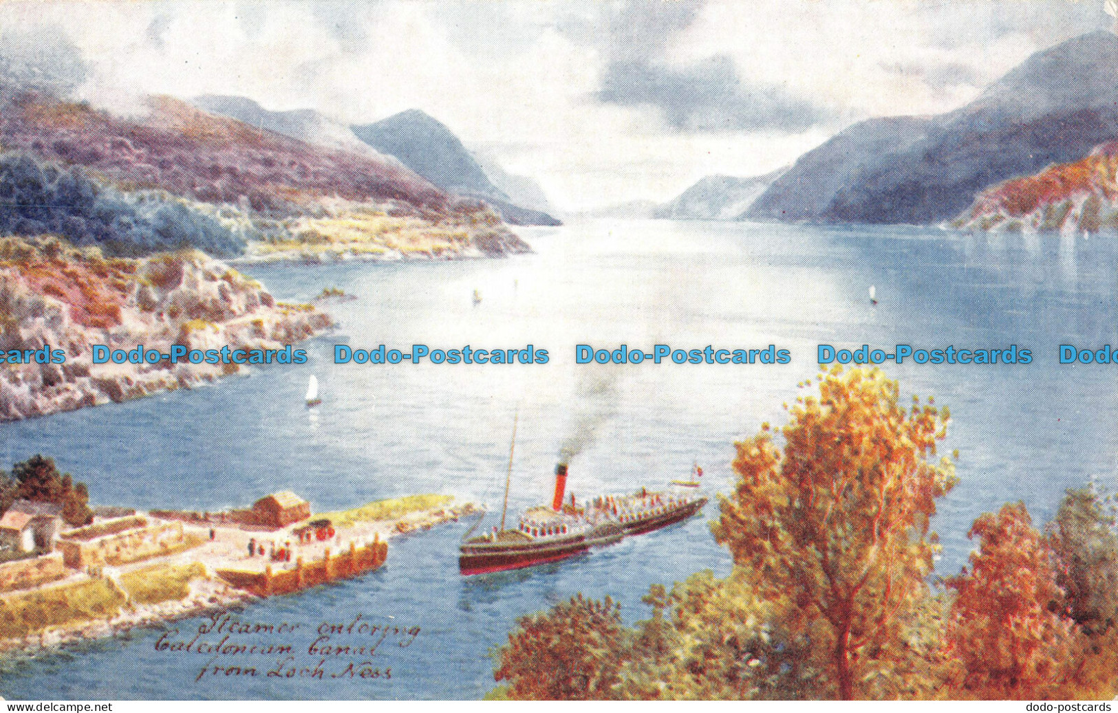 R086551 Caledonian Canal. Bonnie Scotland. H. B. Wimbush. Series I. Oilette. 768 - World