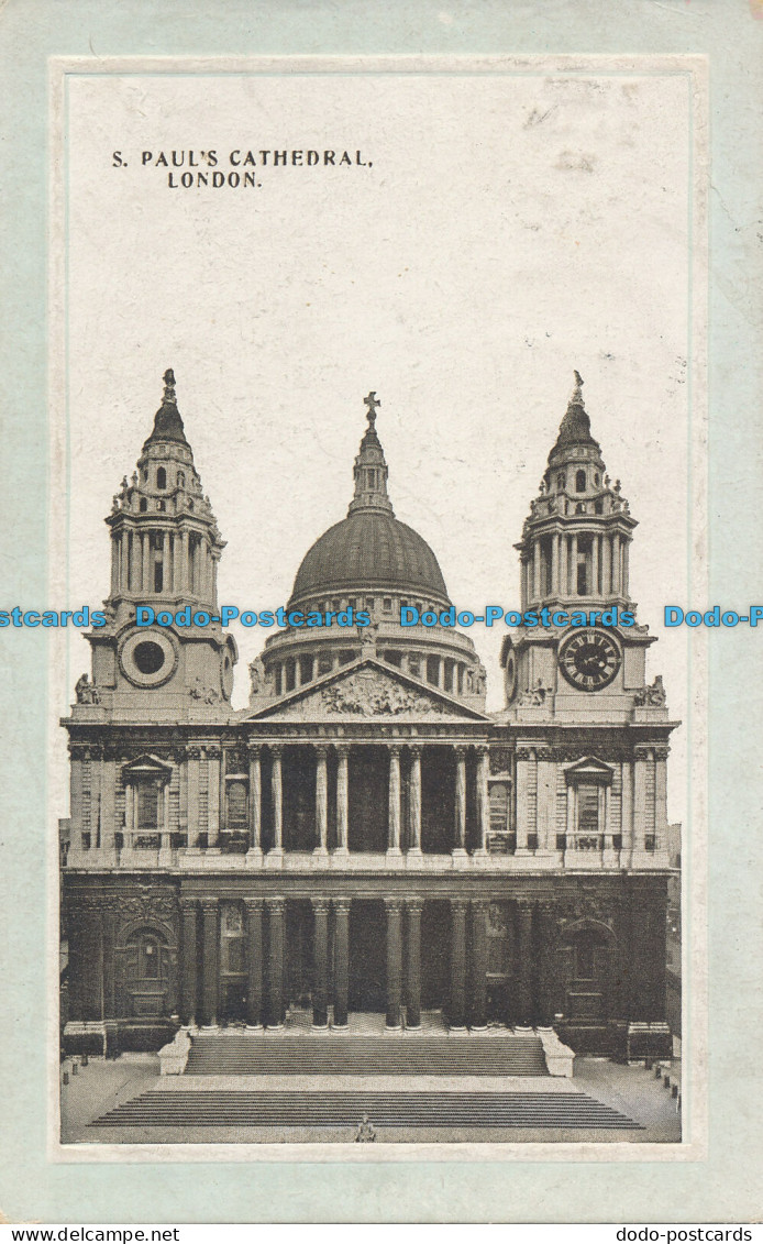 R085580 S. Pauls Cathedral. London. H. B - Otros & Sin Clasificación