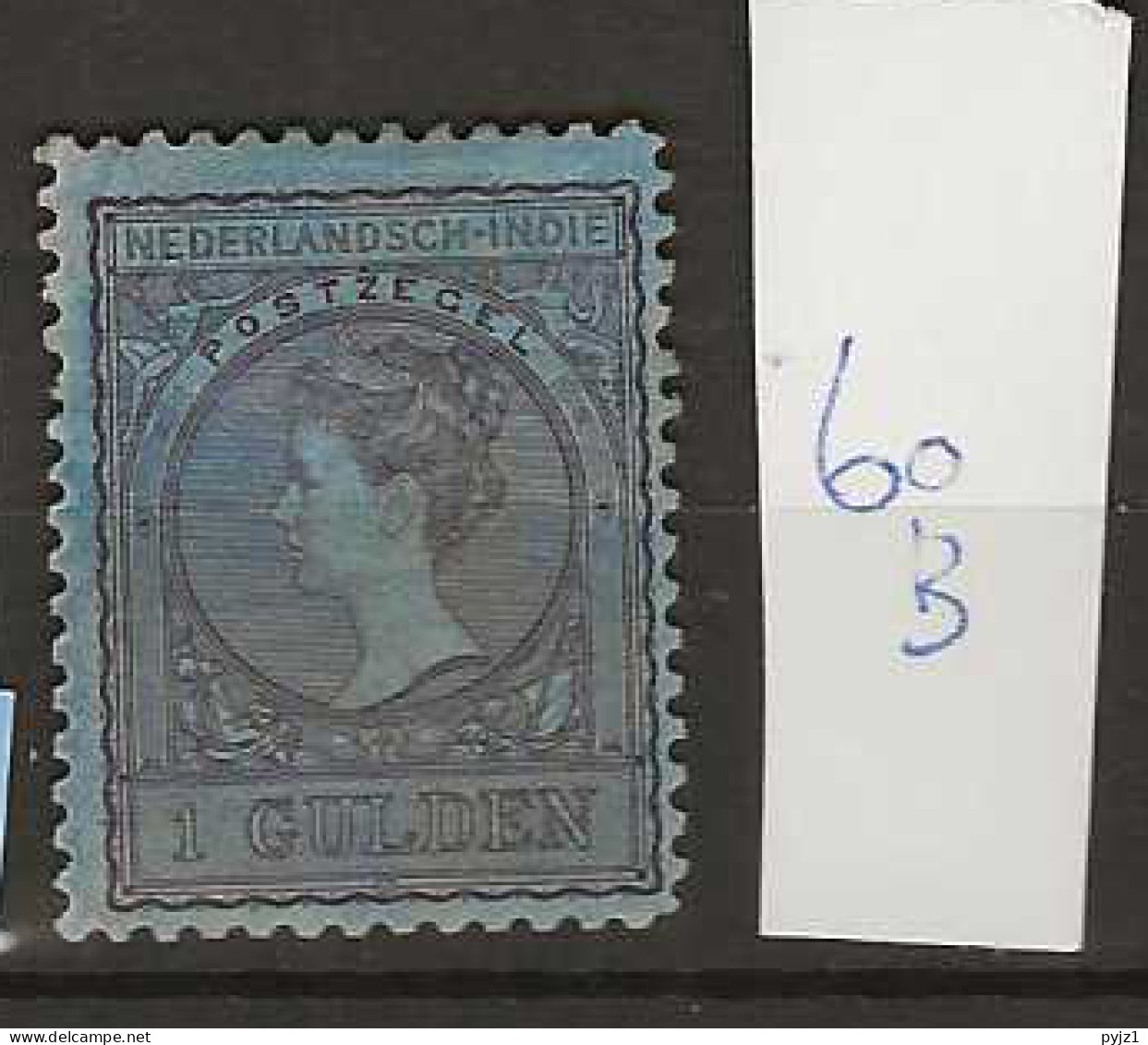 1906 MH Nederlands Indië NVPH 60B Perf 11 X 11 1/2 - Nederlands-Indië